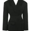 Hudson Black Hourglass Blazer