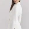 Hudson White Hourglass Blazer
