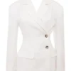 Hudson White Hourglass Blazer