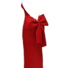 Ilaria Red Bow Halter Dress