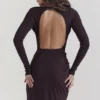 Inoe Espresso Open Back Bodysuit