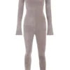 Isis Mink Heavy Chenille Loungewear Jumpsuit