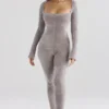 Isis Mink Heavy Chenille Loungewear Jumpsuit