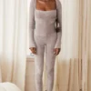 Isis Mink Heavy Chenille Loungewear Jumpsuit