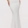 Isorella White Broderie Anglaise Cotton Maxi Skirt
