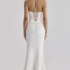 Isorella White Broderie Anglaise Cotton Maxi Skirt