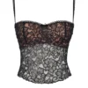 Jacinta Black Lace Cami Top