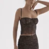 Jacinta Black Lace Cami Top
