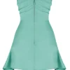 Jasmine Jade Draped Strapless Corset Dress