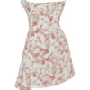 Jasmine Rose Print Draped Corset Dress