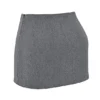 Jessamine Grey A-Line Mini Skirt