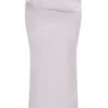Jia Grey Satin Gathered Maxi Skirt
