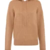 Jionni Camel Cashmere Blend Hoodie