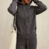 Jionni Charcoal Cashmere Blend Hoodie