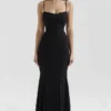 Joan Black Lace Maxi Dress