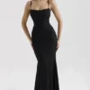 Joan Black Lace Maxi Dress