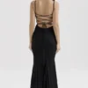 Joan Black Lace Maxi Dress