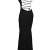 Joan Black Lace Maxi Dress