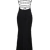 Joan Black Lace Maxi Dress