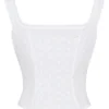Juana White Broderie Anglaise Top