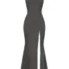 Juliette Shadow Halter Gown