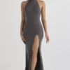 Juliette Shadow Halter Gown
