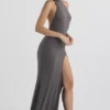 Juliette Shadow Halter Gown