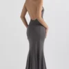 Juliette Shadow Halter Gown