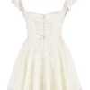 Kaia Ivory A-Line Mini Dress