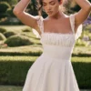 Kaia Ivory A-Line Mini Dress