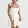 Kaia Ivory A-Line Mini Dress