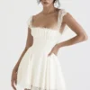 Kaia Ivory A-Line Mini Dress