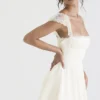 Kaia Ivory A-Line Mini Dress