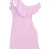 Kalena Cotton Candy Off Shoulder Mini Dress