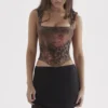 Kalina Floral Printed Corset
