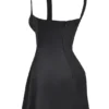 Kara Black Mini Dress