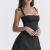 Kara Black Mini Dress