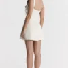 Kara Vintage Cream Mini Dress