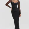 Katarina Black Maxi Dress