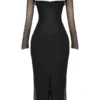 Katarina Black Maxi Dress