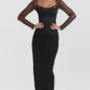 Katarina Black Maxi Dress