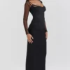 Katarina Black Maxi Dress