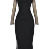 Katarina Black Maxi Dress