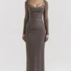 Katarina Smoke Maxi Dress