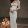 Katarina White Maxi Dress