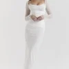 Katarina White Maxi Dress
