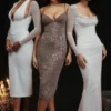 Katarina White Maxi Dress
