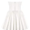 Katherine White Strapless Corset Mini Dress