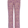 Keala Violet Floral Cutout Trousers