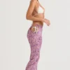 Keala Violet Floral Cutout Trousers